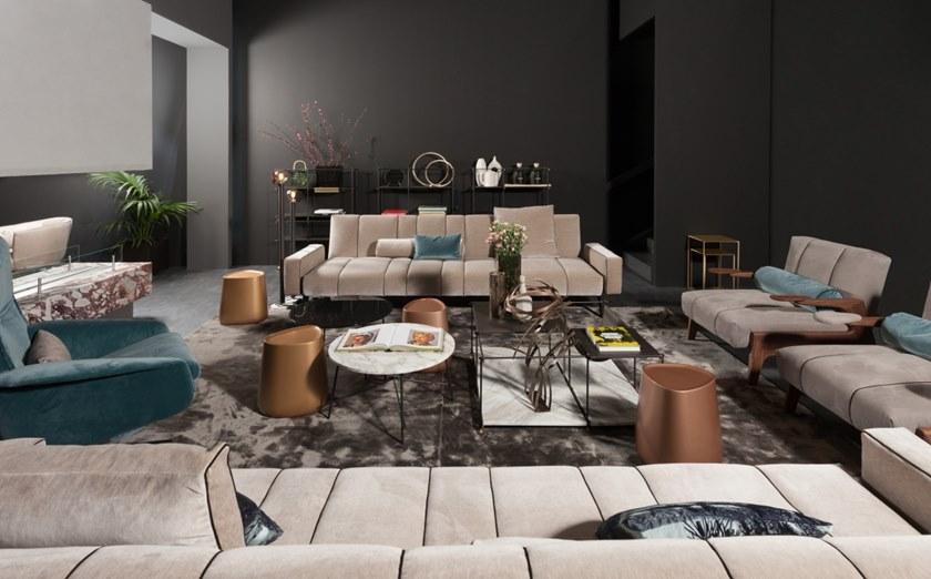 Vibieffe Модульный диван из кожи или ткани 50 italo sun-id-1480018 - Вид №9