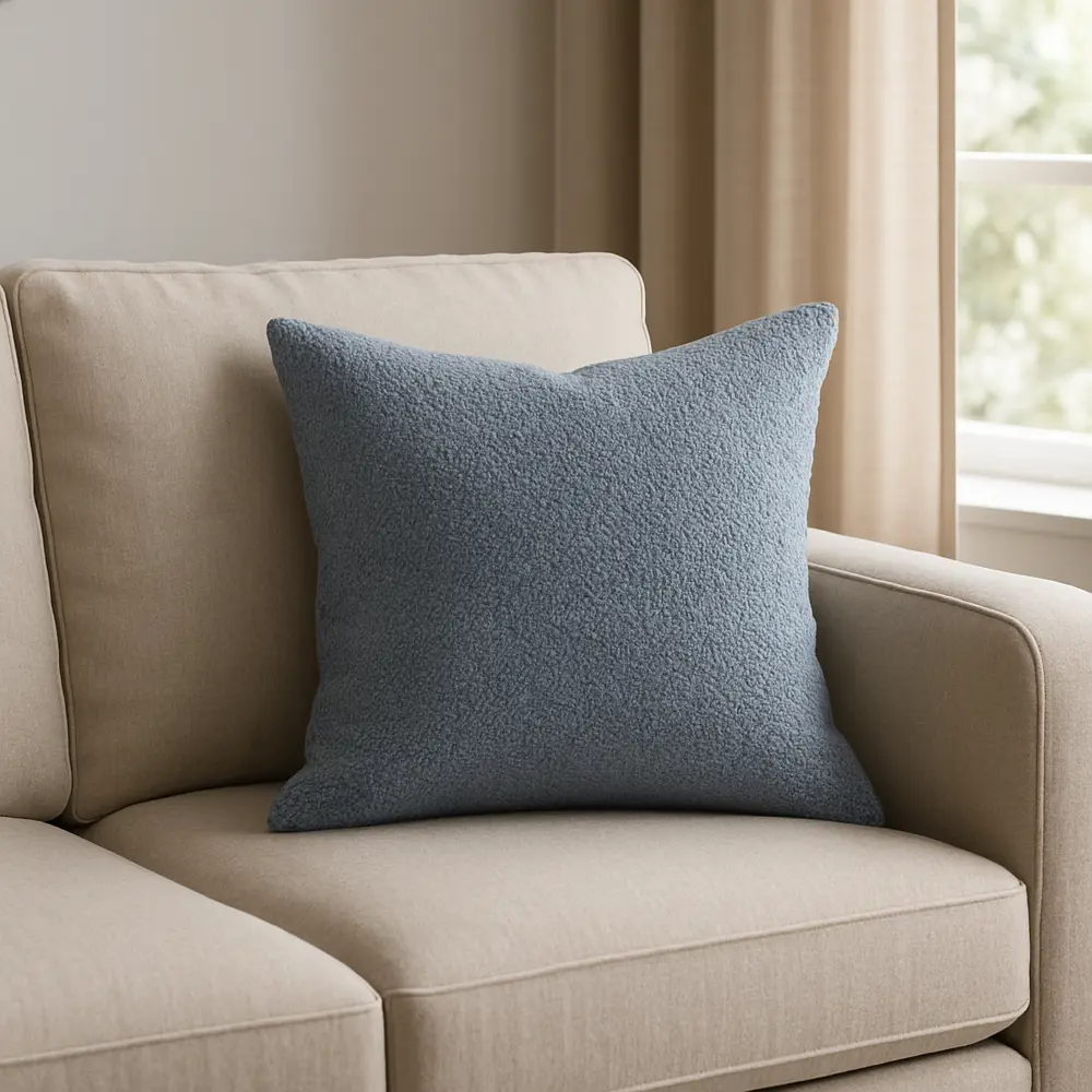 Декоративная подушка Аими 45x45 см цвет серый 89400028 STLM-2028072 Santreyd  - Вид №3