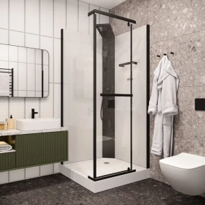 91007492 Душевая кабина Ceruttispa 9293 низкий поддон 90x90см STLM-0437402