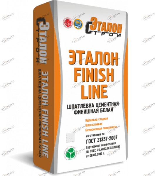 Шпатлевка финишная цементная Эталон Finish Line 20кг 13271