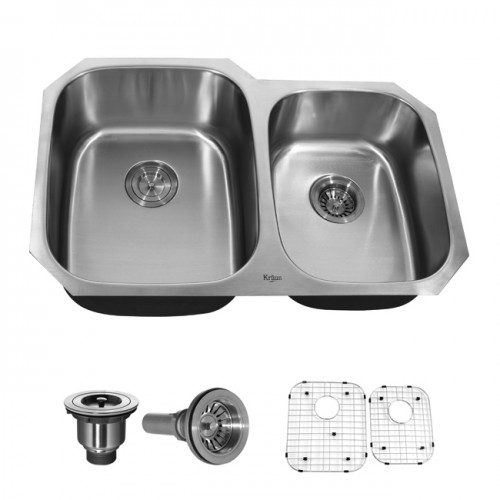 KBU24 Мойка кухонная прямоугольная Krausru  - Вид №8