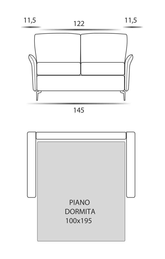 Диваны Divano 2 Posti Maxi Spaziorelaxitalia  Londra Londra Divano 2 Posti Maxi - Вид №8