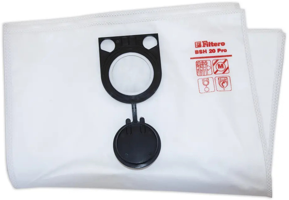 91559623 Мешки тканевые для промышленных пылесосов Filtero BSH 20 Pro модели Bosch Aeg Felisatti Hitachi Metabo Starmix трехслойные 35 л 2 штук STLM-0839386