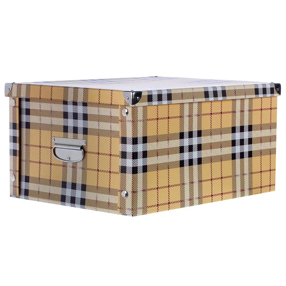 Коробка картонная 45x35x22.5 см клетка STORIDEA STLM-2067355 - Вид №1