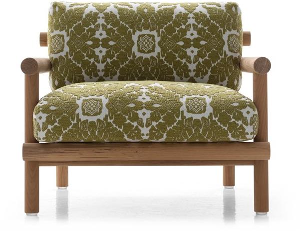 B&B Italia Outdoor Садовое кресло из ткани с подлокотниками Ayana sun-id-1441291 - Вид №4