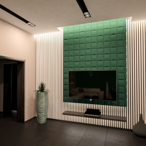 Трехмерное гипсовое покрытие