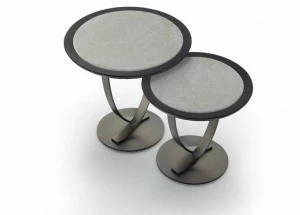 HUGUES CHEVALIER Круглый стол из металла Haussmann Lid 1332