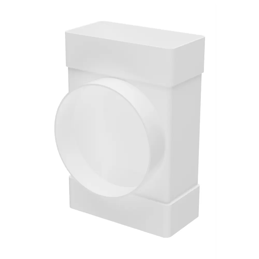 Тройник для плоских воздуховодов Fonet 55x110 мм D100 ммпластик STLM-2138440