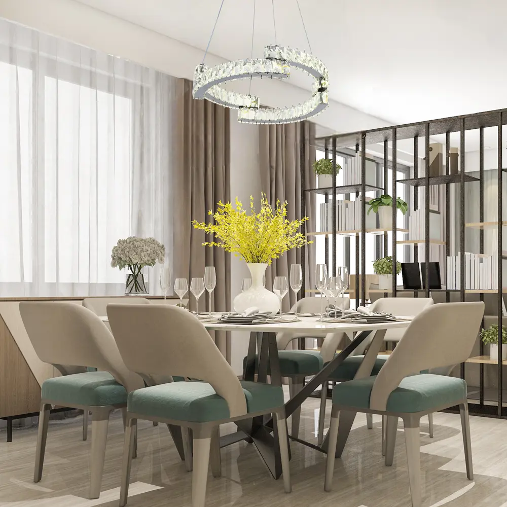 Люстра подвесная Sparkle с регулируемым светом и пультом управления 89438394 Escada STLM-1576900 - Вид №9