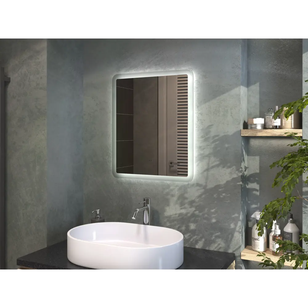 Зеркало Vigo Matteo Comfort с LED-подсветкой и датчиком движения 89359101 Vento STLM-0974937 - Вид №7