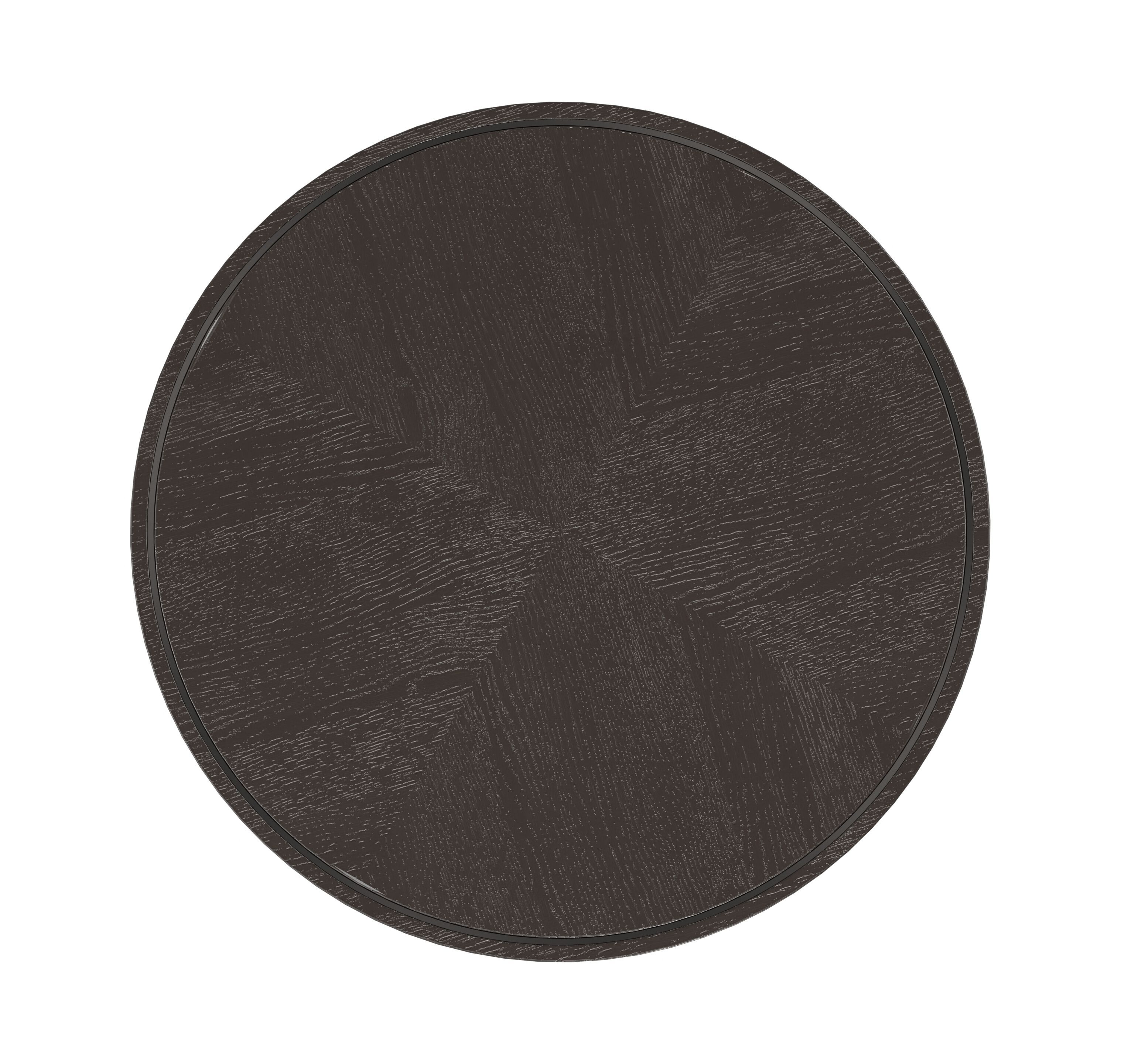 Высокий круглый журнальный столик из ясеня Caracole PERISCOPE ARCH-00146948 - Вид №2