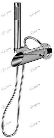 JEE-O Настенный смеситель для ванны из нержавеющей стали с ручным душем на одно отверстие Pure 300-3510 / 300-3511