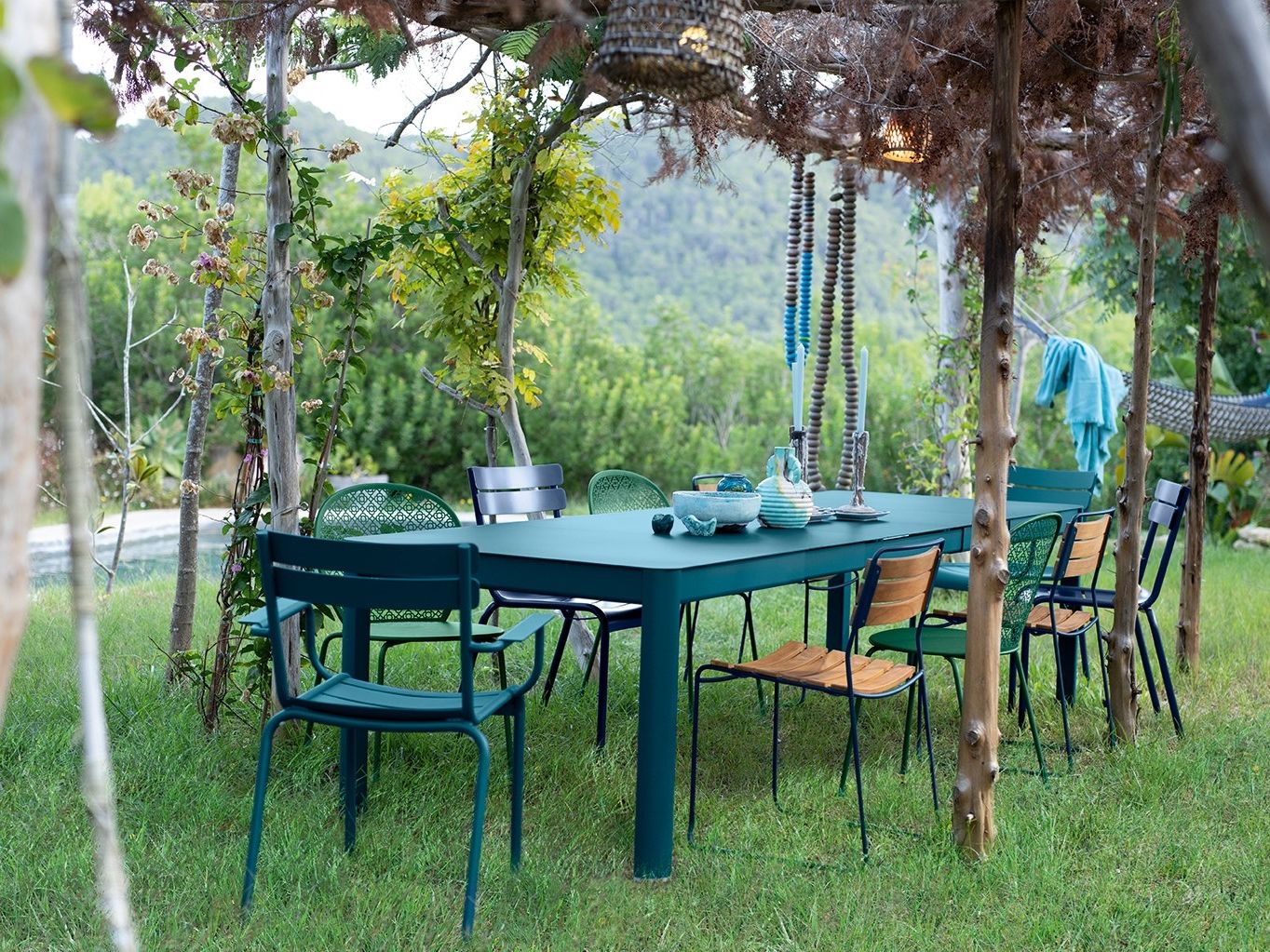 Алюминиевый выдвижной стол Fermob Ribambelle ARCH-00063367 - Вид №9