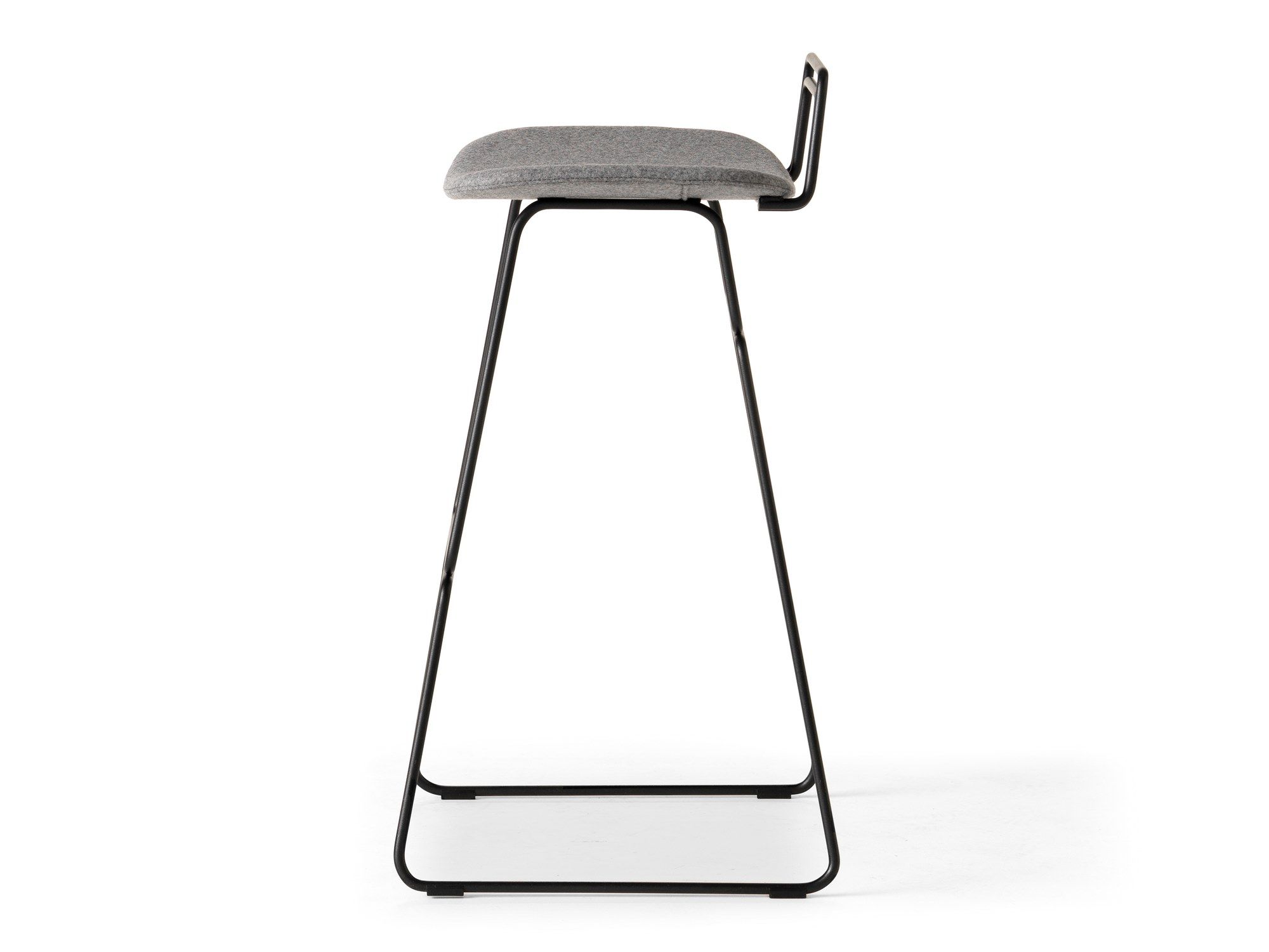 Высокий тканевый стул с подставкой для ног SITIA SKETCH ARCH-00152401 - Вид №1