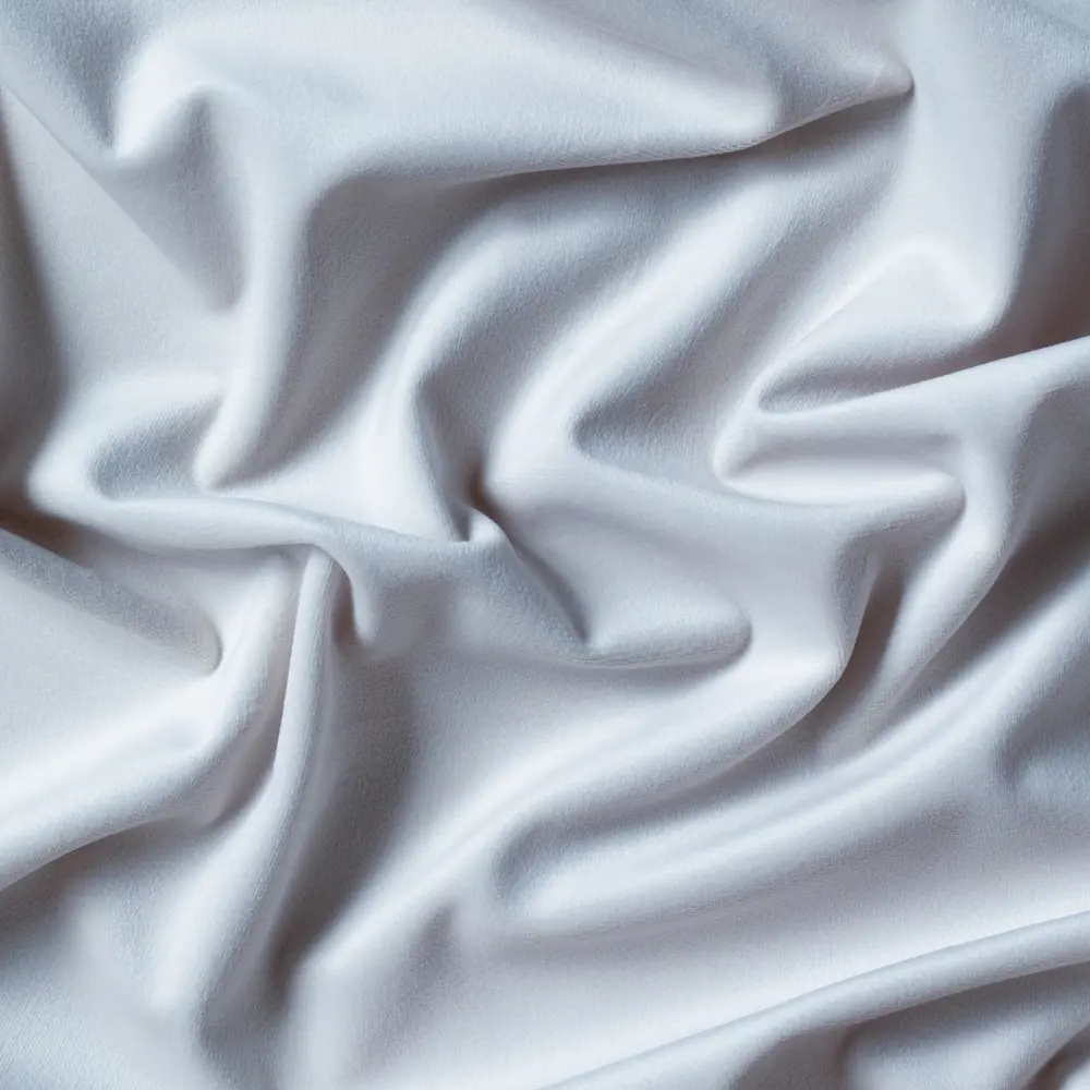 Ткань 1 м/п бархат 300 см цвет белый GARDEN STLM-2060394 - Вид №1