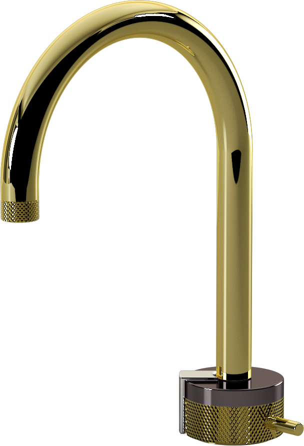 E-11502-R1OX-L2PC-PB Однорычажный прогрессивный смеситель для раковины - излив 16см GRAFF MOD+