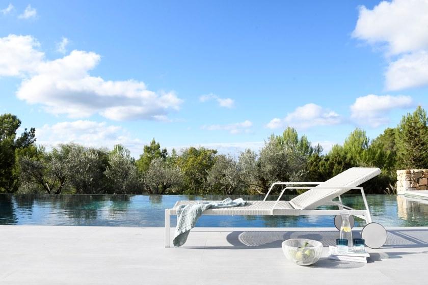 TRIBÙ Садовая кушетка Canax® с подлокотниками Nodi 01940 - Вид №6