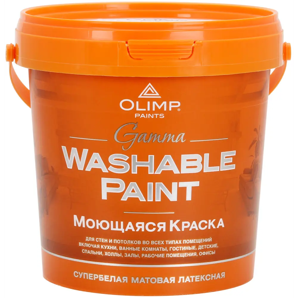Краска для колеровки для стен и потолков Olimp Гамма белая база A 0.9 л 86765007 STLM-2041707  - Вид №1