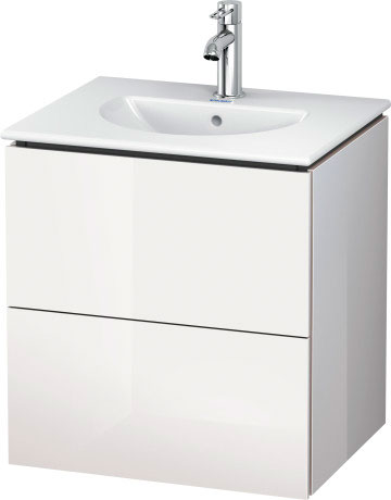 LC626004747 L-Cube Тумбочка подвесная Каменно-синий глянцевый лак Duravit - Вид №1