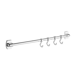 90558062 Крючки-бегунки FOR-KB304 4 шт на рейлинге 30 см STLM-0281186 FORA
