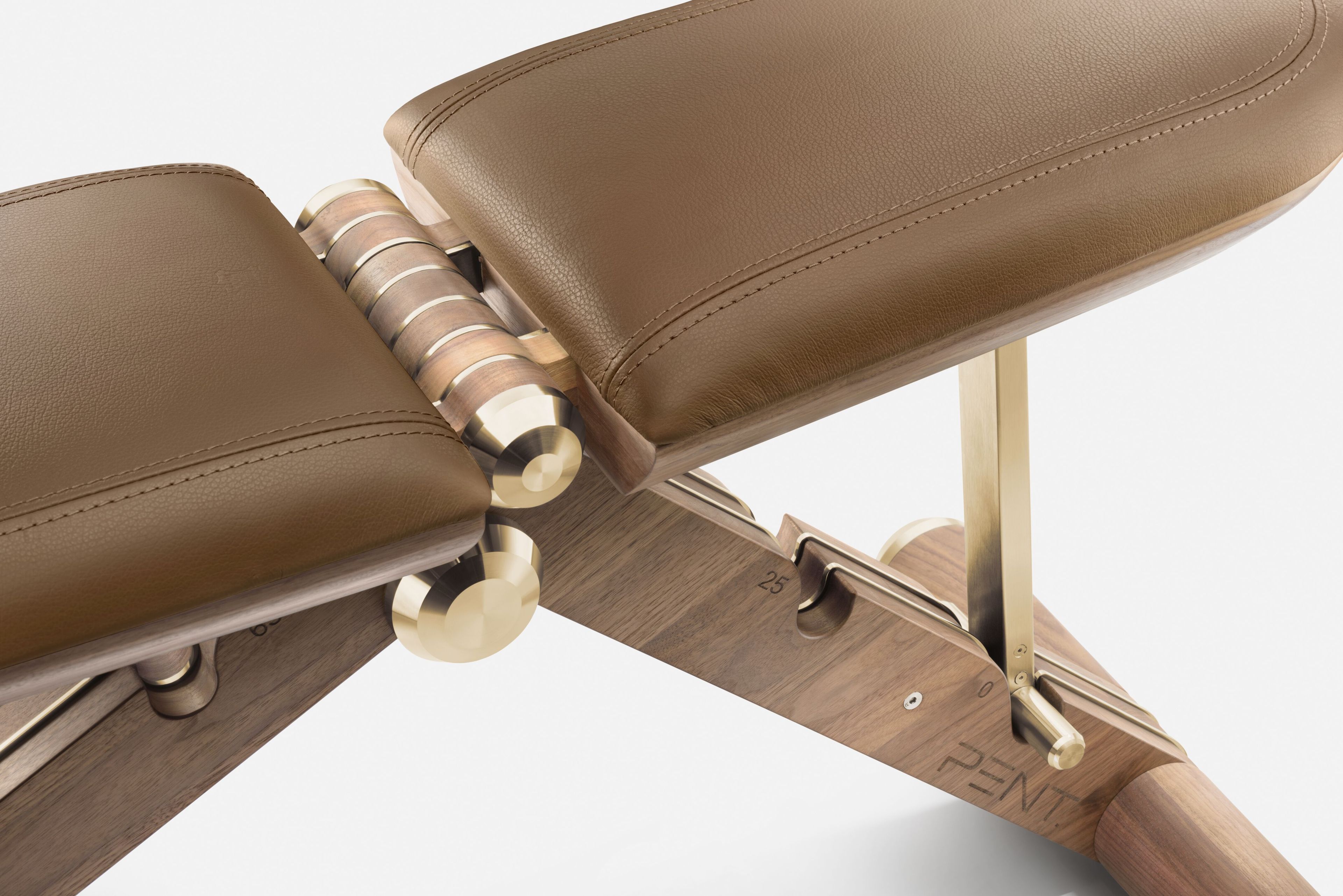 Скамья для пресса из грецкого ореха и кожи PENT BANKA ADVANCE ARCH-00125671 - Вид №6