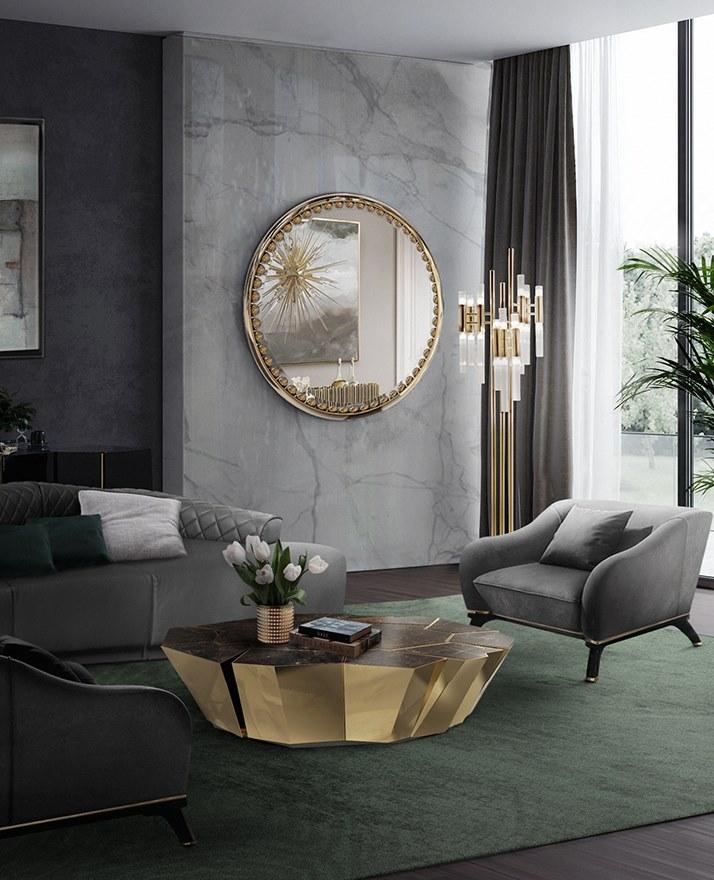 LUXXU Круглое зеркало с настенной рамой sun-id-1367685 - Вид №1