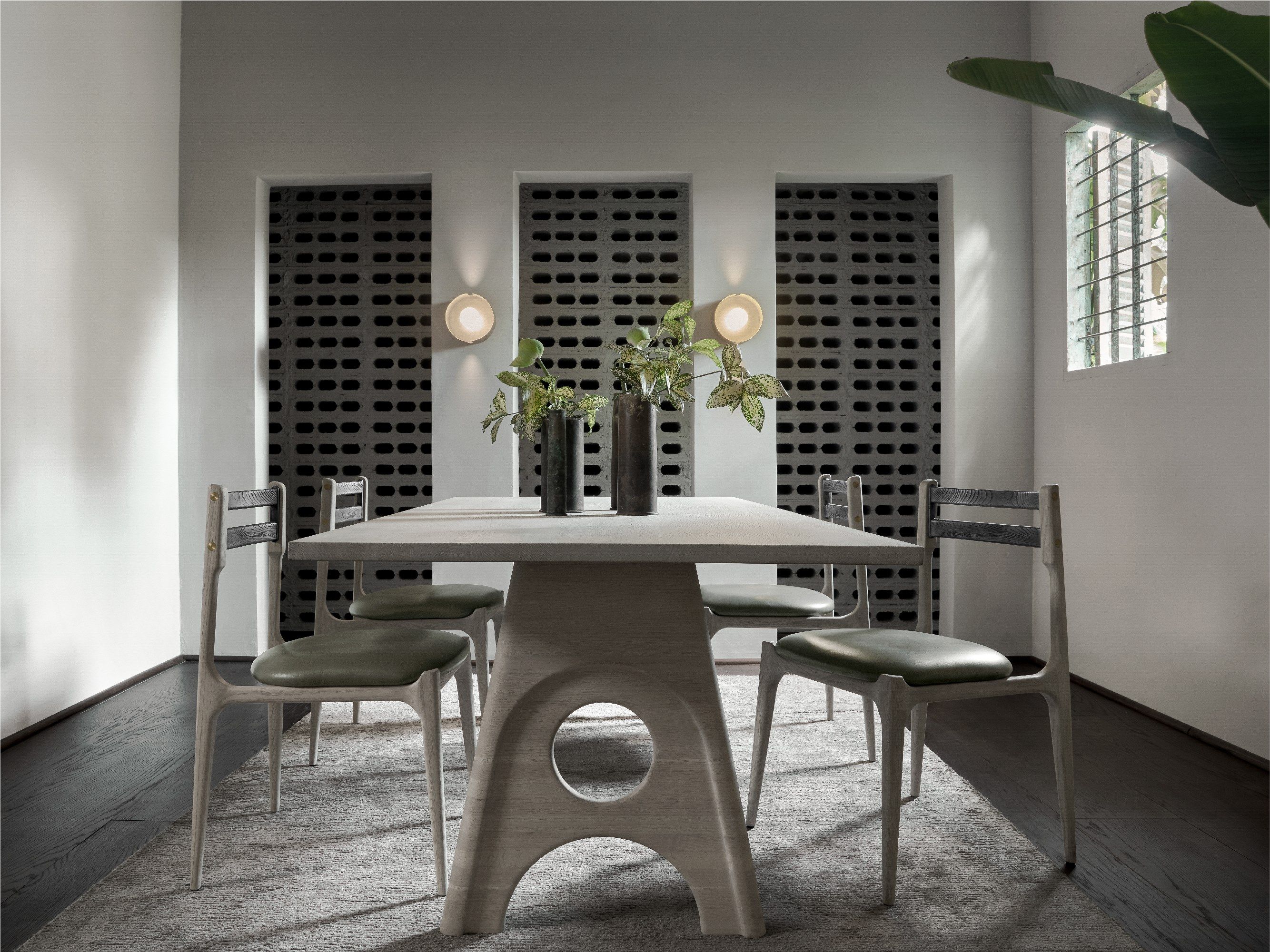 Дубовый стул с мягким сиденьем District Eight Сборка ARCH-00136221 - Вид №3