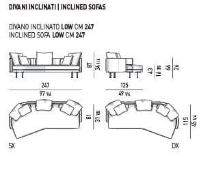 Ткань диван Minotti Torii ARCH-00100950 - Вид №6