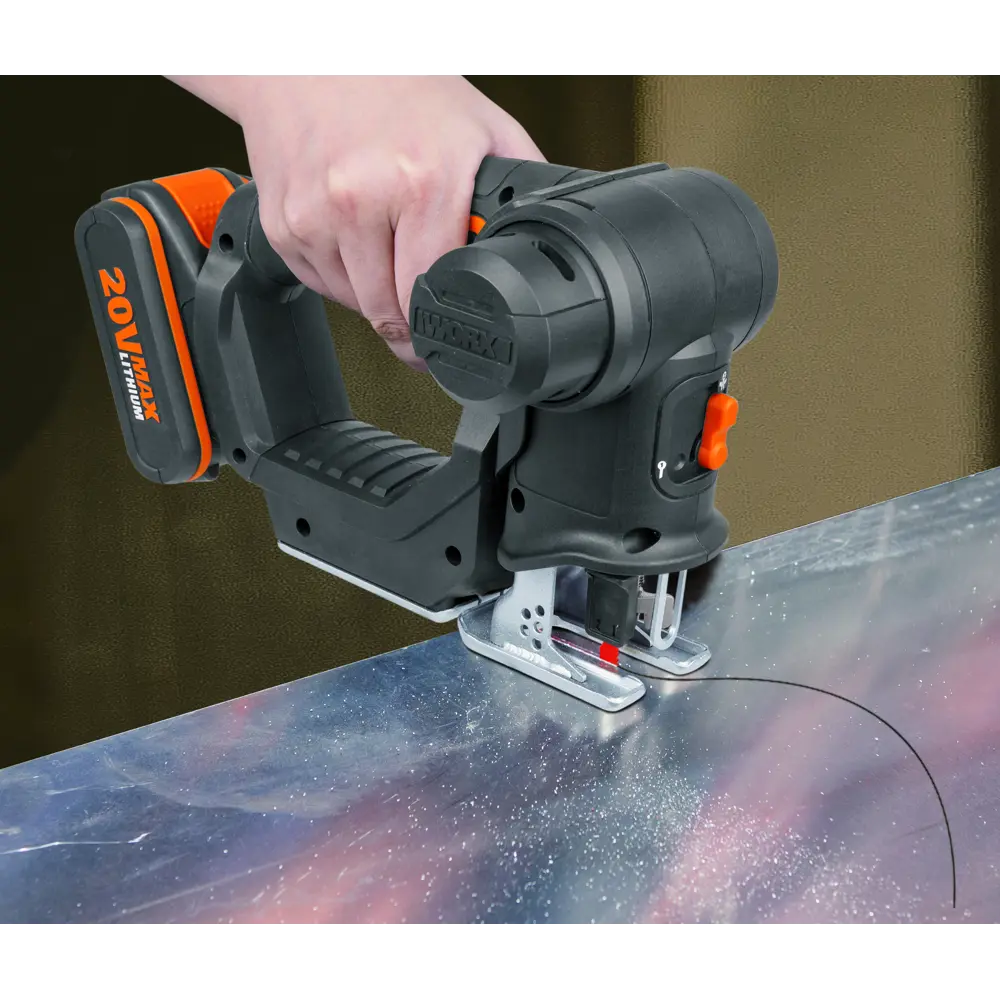 Лобзик-сабельная пила аккумуляторный Worx Axis WX550, 20 В Li-ion 2 Ач STLM-2079431 - Вид №5