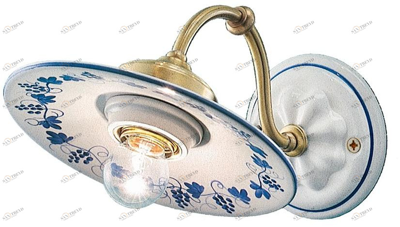 FERROLUCE Настенный керамический светильник с фиксированным кронштейном Asti sun-id-1368166