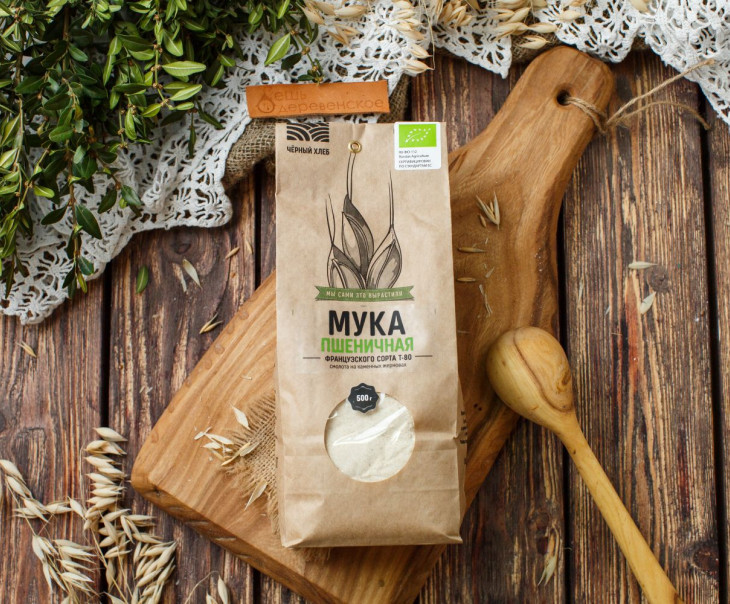 6382 Мука пшеничная французского сорта Т-80 Вкусляндия 