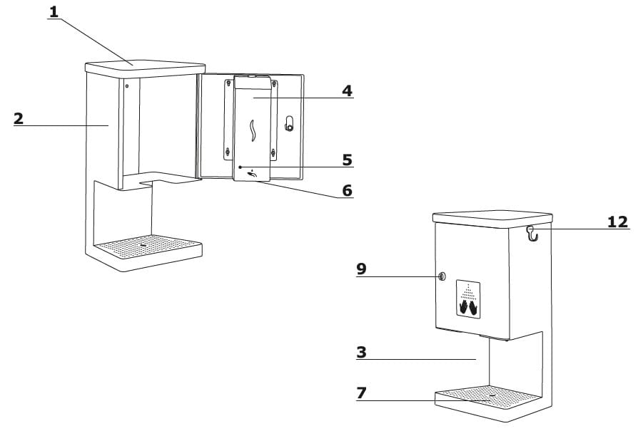 Инфракрасный дозатор MDD DZW2 ARCH-00036319 - Вид №1