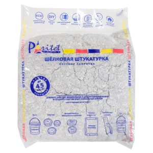 Жидкие обои декоративные текстурное покрытие №12 цвет кварцевый