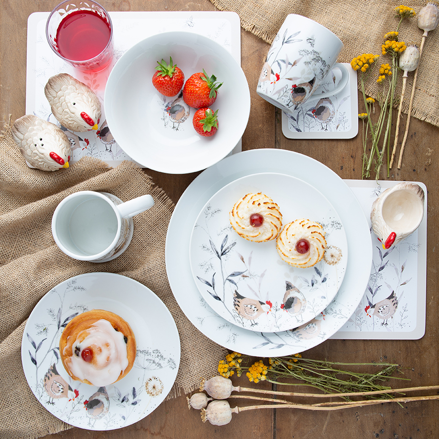 P_0059.629 Миска country hens d 18 см Price&Kensington  - Вид №1