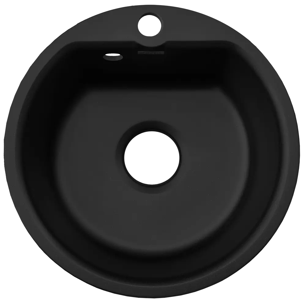 GRANFEST Smart GF-SM 435 - Кухонная мойка из мраморной крошки черного цвета 89364735 STLM-0883972 - Вид №1