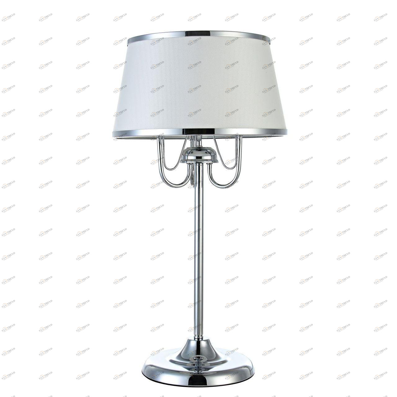 Настольная лампа Arte Lamp Dante A1150LT-3CC ARTE LAMP ИНТЕРЬЕРНЫЕ 110713 Белый;серебро 