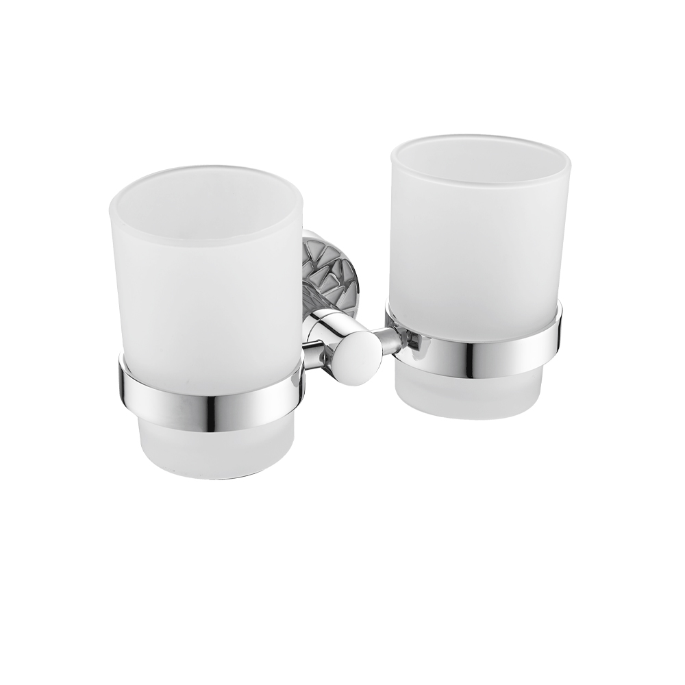 GFmark - Стакан + стакан с креплением к стене, с БЕЛОЙ МОЗАИКОЙ, код: 3208 