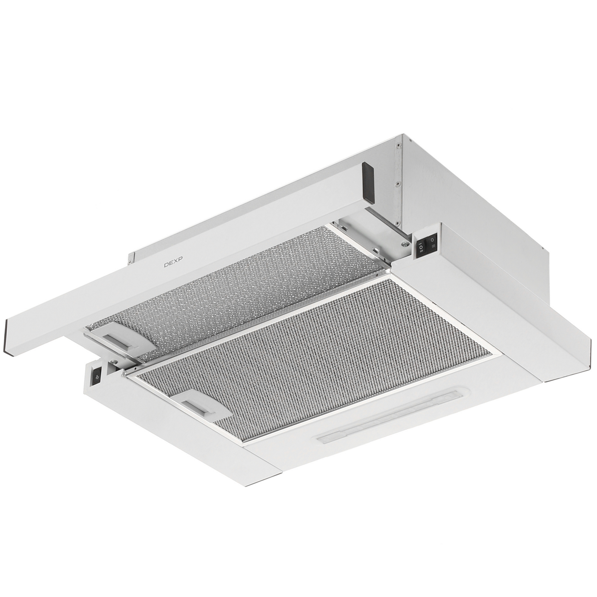 5059008 Вытяжка телескопическая DEXP T50W белый/белый STDN-0056678 - Вид №2