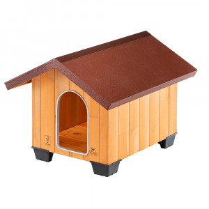 ПР0005999 Будка для собак Domus Small деревянная, 61х74,5х55см FERPLAST
