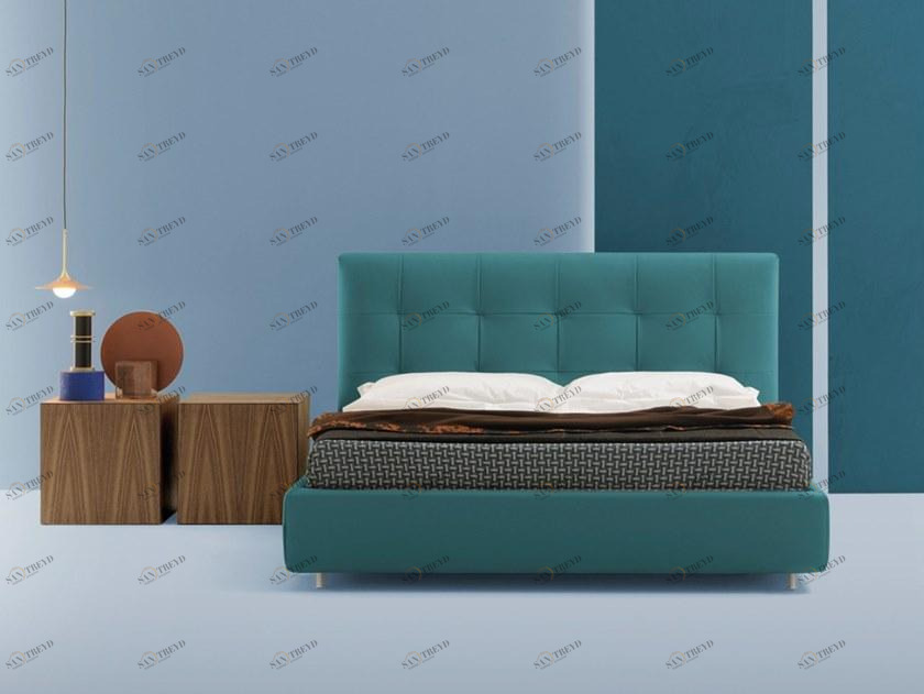 Frauflex Кровать с обивкой из капитоне sun-id-1485979