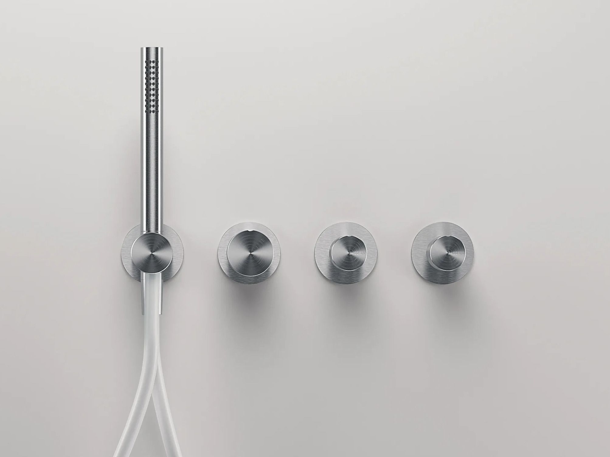 Набор для душа с 4 отверстиями из нержавеющей стали с ручным душем Zazzeri Z316 ARCH-00076598 - Вид №1