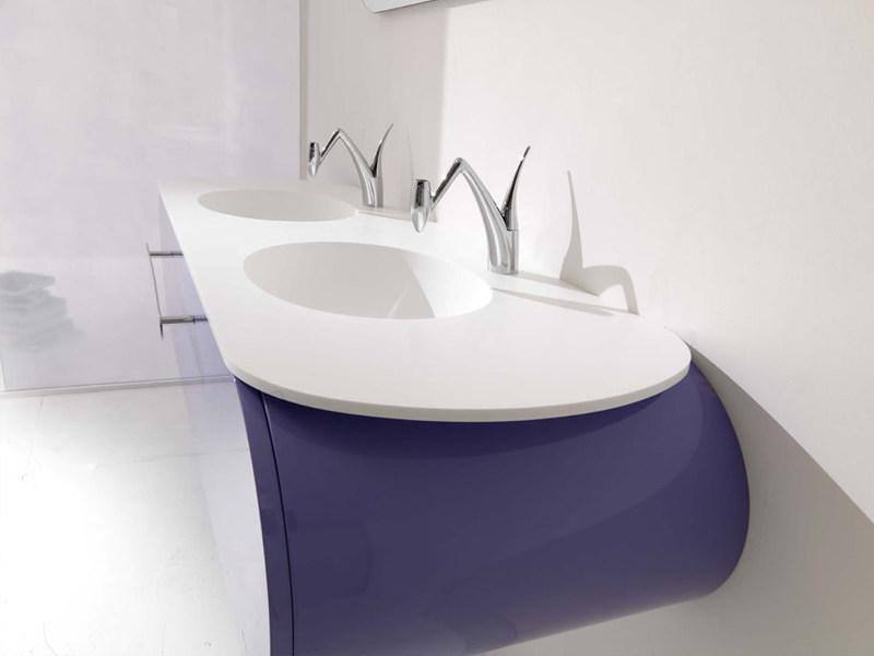 LASA IDEA Тумба под умывальник подвесная двойная Flux_us sun-id-1355302 - Вид №2