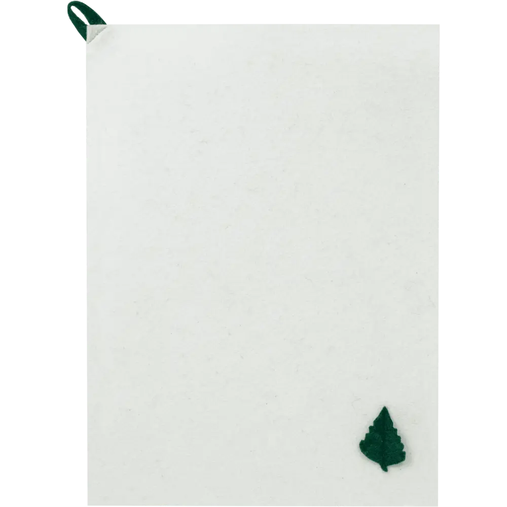 Коврик для бани Невский Банщик Лист с аппликацией фетр STLM-2061326