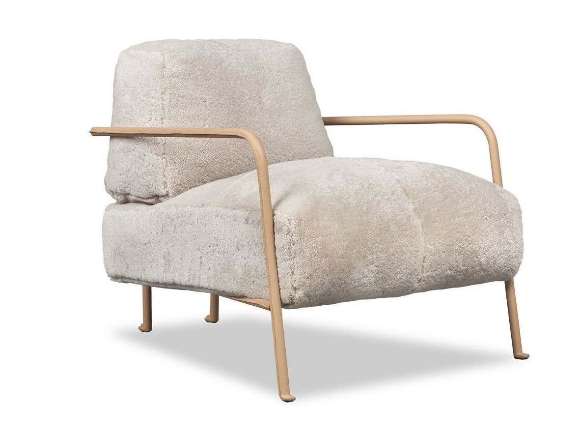 Меховое кресло с подлокотниками Baxter Брюссель ARCH-00090302