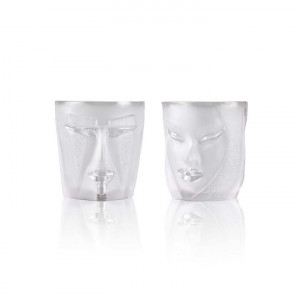 42026 Набор стаканов из прозрачного хрусталя "Кубик и Электра", Объём 280 мл., Высота – 85 мм. Maleras