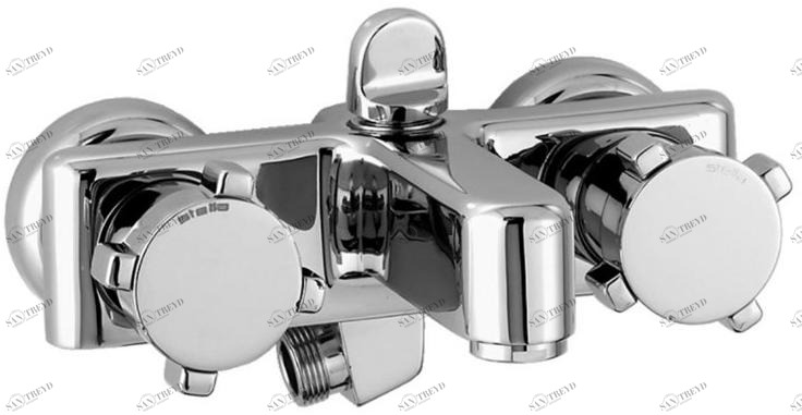 RUBINETTERIE STELLA Настенный комплект для ванны Aster At02000cr00