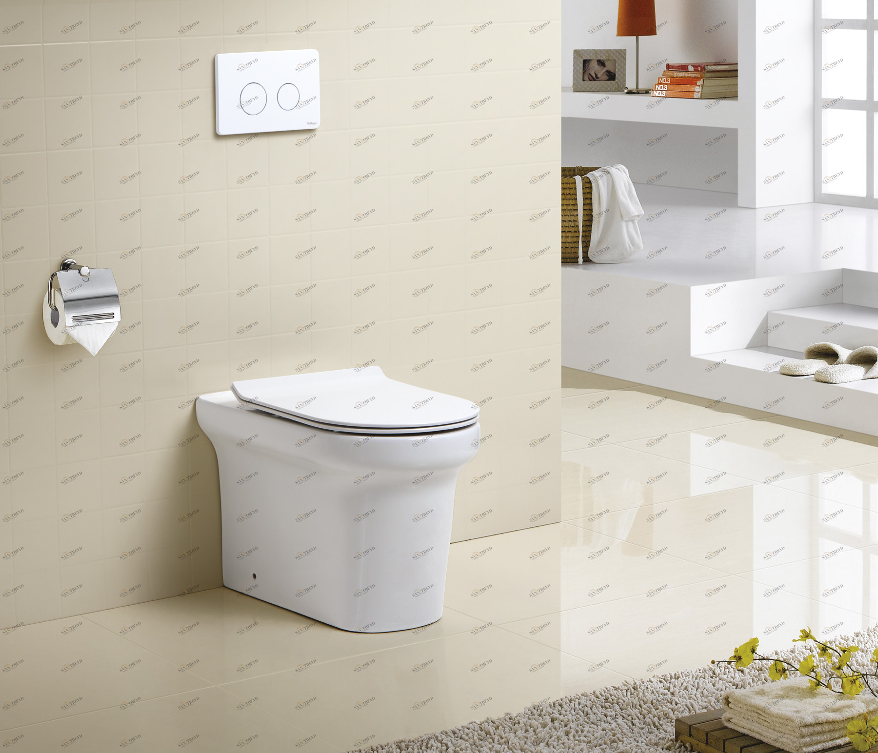 Унитаз приставной BelBagno VELLA Приставной унитаз напольный Белый BELBAGNO  Китай 