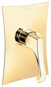 76009OA Внутристенный смеситель Ares, цвет античное золото