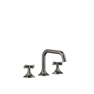 VAIA Смеситель для раковины на три отверстия со сливным клапаном - Brushed Dark Platinum 20705809-99