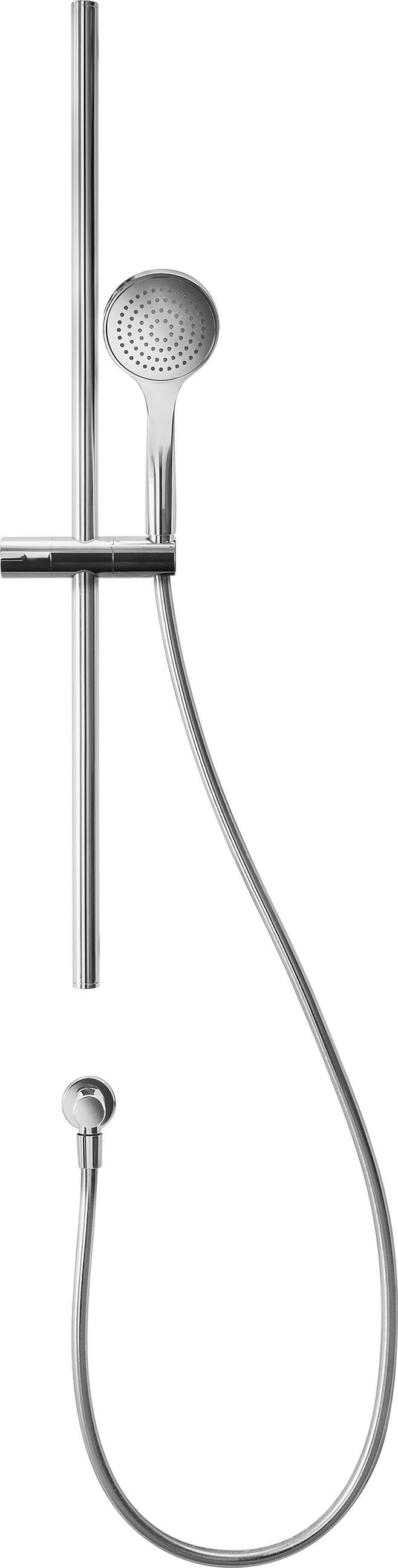 Настенный смеситель для ванны с ручным душем Fantini Rubinetti Lamè ARCH-00121910 - Вид №1